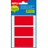 Apli Etiquetas Minibolsa Rojas 34.0 x 67.0mm 5 Hojas