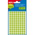 Apli Etiquetas Minibolsa Verde Fluorescente Ø 8.0mm 3 Hojas