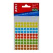 Apli Etiquetas Minibolsa Colores Surtidos Ø 8.0mm 3 Hojas
