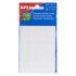 Apli Etiquetas Doble Frontal Blancas 12.0 x 18.0mm
