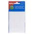 Apli Etiquetas Doble Frontal Blancas 22.0 x 32.0mm