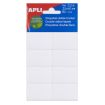Apli Etiquetas Doble Frontal Blancas 25.0 x 40.0mm