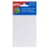 Apli Etiquetas Doble Frontal Blancas 26.0 x 54.0mm