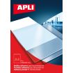 Apli Bolsillos Adhesivos A4 - Bolsa con 6 Bolsillos - Ideal para Carpesanos, Carpetas y Libros - Añade Un Bolsillo Adicional para Documentos e Imagenes