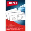 Apli Bolsillos Adhesivos Porta Tarjetas - 95 x 60mm - Ideal para Presentaciones Impresas, Dosieres, Catalogos, Libros, Planos, Archivadores, Carpesanos, Moviles y Dispositivos Electronicos - Pack de 10