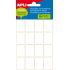Apli Etiquetas Minibolsa Blancas 19.0 x 27.0mm 6 Hojas