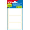 Apli Etiquetas Minibolsa Blancas 34.0 x 67.0mm 6 Hojas