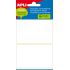 Apli Etiquetas Minibolsa Blancas 53.0 x 82.0mm 6 Hojas
