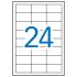 Apli Etiquetas Blancas Removibles 64.6 x 33.8mm 100 Hojas