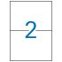 Apli Etiquetas Blancas Removibles 210.0 x 148.0mm 100 Hojas