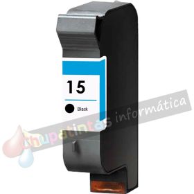 HP 45/15 Negro Cartucho de Tinta Pigmentada Genérico - Reemplaza 51645AE/C6615DE-1