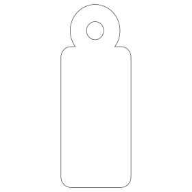 Apli Etiquetas Colgantes Blancas 13 x 34mm 200 U.