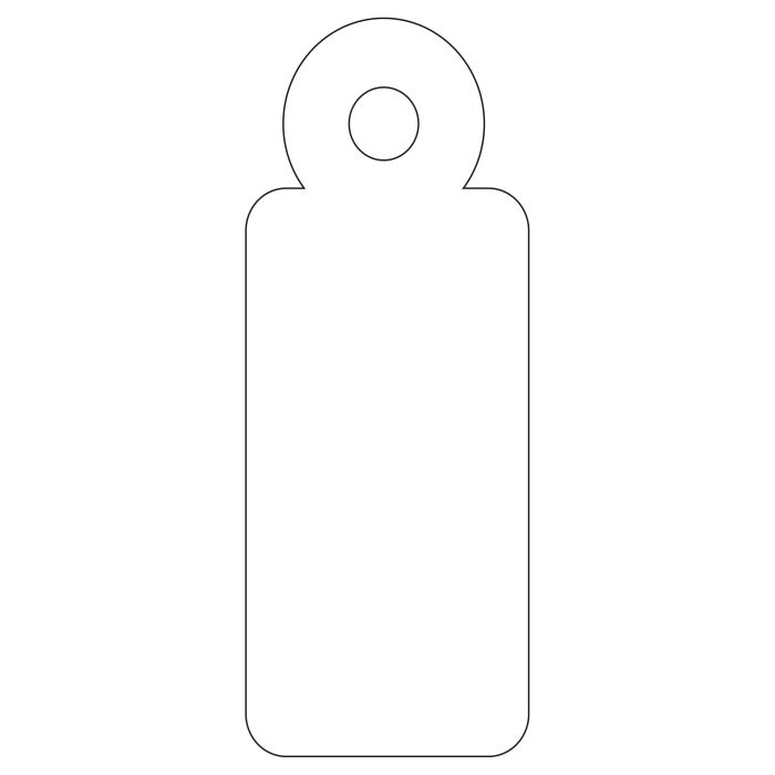 Apli Etiquetas Colgantes Blancas 13 x 34mm 200 U.