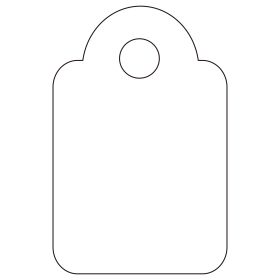 Apli Etiquetas Colgantes Blancas 13 x 20mm 200 U.