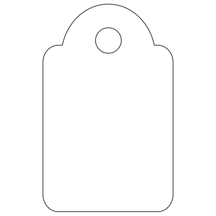 Apli Etiquetas Colgantes Blancas 15 x 24mm 200 U.