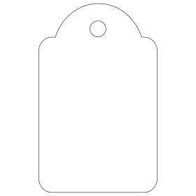 Apli Etiquetas Colgantes Blancas 22 x 35mm 100 U.