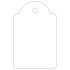 Apli Etiquetas Colgantes Blancas 28 x 43mm 100 U.