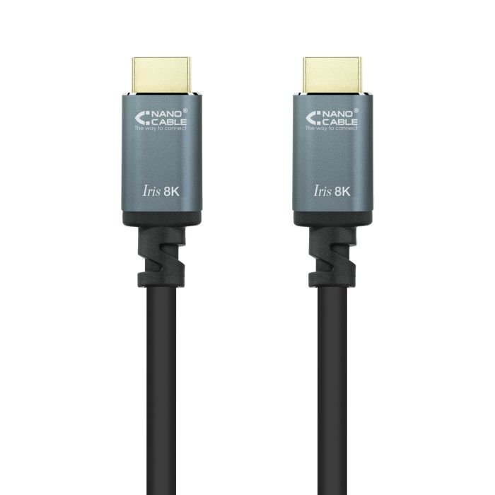 Nanocable Cable HDMI 2.1 Iris 8K A/M-A/M 1.5m - Color Negro
