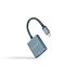 Nanocable Conversor USB-C A VGA - Aluminio - 10cm - Color Gris