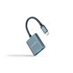 Nanocable Conversor USB-C A VGA - Aluminio - 10cm - Color Gris