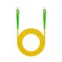 Nanocable Cable Fibra SC/APC-SC/APC Monomodo LSZH  3m - Color Amarillo