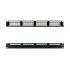 Nanocable Panel Parcheo 24 Puertos Cat.6A UTP 19 1U - Color Negro