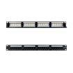 Nanocable Panel Parcheo 24 Puertos Cat.6A UTP 19 1U - Color Negro