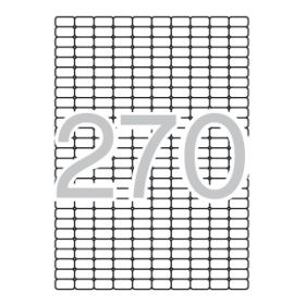 Apli Etiquetas Blancas Removibles 17.8 x 10.0mm 25 Hojas