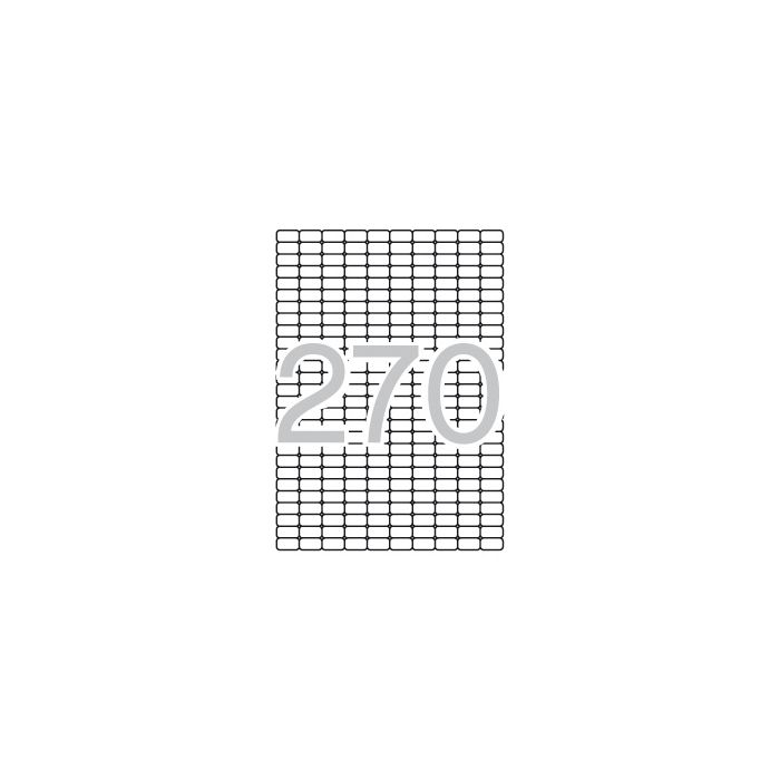Apli Etiquetas Blancas Removibles 17.8 x 10.0mm 25 Hojas