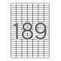 Apli Etiquetas Blancas Removibles 25.4 x 10.0mm 25 Hojas
