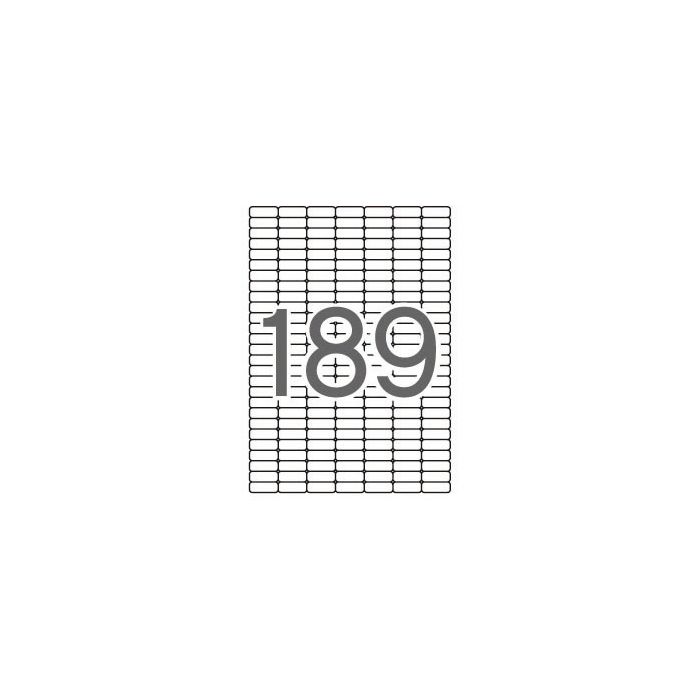 Apli Etiquetas Blancas Removibles 25.4 x 10.0mm 25 Hojas