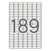 Apli Etiquetas Blancas Removibles 25.4 x 10.0mm 25 Hojas