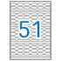 Apli Etiquetas A5 Blancas Joyeria 48.0 x 8.0mm 15 Hojas