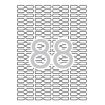 Apli Etiquetas Blancas Removibles Joyeria 45.0 x 8.0mm 25 Hojas
