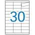 Apli Etiquetas Blancas para Estanteria 67.0 x 25.4mm 10 Hojas