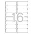 Apli Etiquetas Blancas Permanentes 99.1 x 34.0mm 500 Hojas
