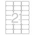 Apli Etiquetas Translucidas Resistentes Intemperie 63.5 x 38.1mm 20 Hojas