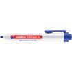 Edding Retract 11 Rotulador Permanente Retractil - Punta Redonda - Trazo entre 1.5 y 3mm - Recargable - Secado Rapido - Color Azul