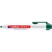 Edding Retract 11 Rotulador Permanente Retractil - Punta Redonda - Trazo entre 1.5 y 3mm - Recargable - Secado Rapido - Color Verde