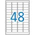 Apli Etiquetas Blancas de Seguridad 45.7 x 21.2mm 10 Hojas