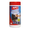 Apli Toallitas Humedas Anti-Estaticas - 100 Unidades - Limpieza y Mejora Del Rendimiento de Equipos Electronicos - Ideal para Pantallas TFT y LCD