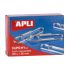 Apli Clips Alambre Nº 1½ - 26mm - Acabado Galvanizado Plata - 100 Unidades por Caja - Organizacion Perfecta