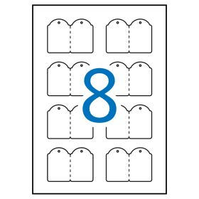 Apli Etiquetas Colgantes Imprimibles 36.0 x 53.0mm 10 Hojas
