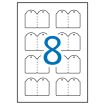 Apli Etiquetas Colgantes Imprimibles 36.0 x 53.0mm 10 Hojas