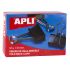 Apli Pinzas Abatibles 20x41mm - Clips de Acero Templado en Negro - Asas en Niquel - Caja de 12 - Sujecion Hasta 170 Hojas