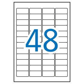 Apli Etiquetas Blancas Resistentes Intemperie 45.7 x 21.2mm 20 Hojas