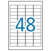 Apli Etiquetas Blancas Resistentes Intemperie 45.7 x 21.2mm 20 Hojas