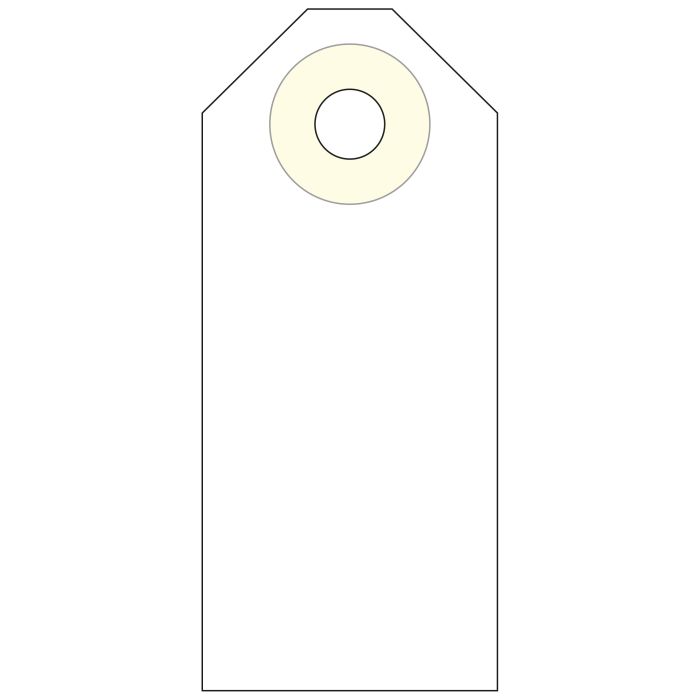 Apli Etiquetas con Arandela 60 x 26mm 1.000 U.