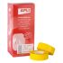 Apli Cinta Adhesiva Amarilla 19mm x 33m - Resistente al Agua y a la Intemperie - Facil de Cortar con las Manos - Ideal para Etiquetar y Marcar - Amarillo