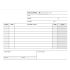 Apli Talonario Entrega 1/8 Apaisado Duplicado - Formato Apaisado - 2 Copias - Numeracion Secuencial - Papel Autocopiativo - Blanco